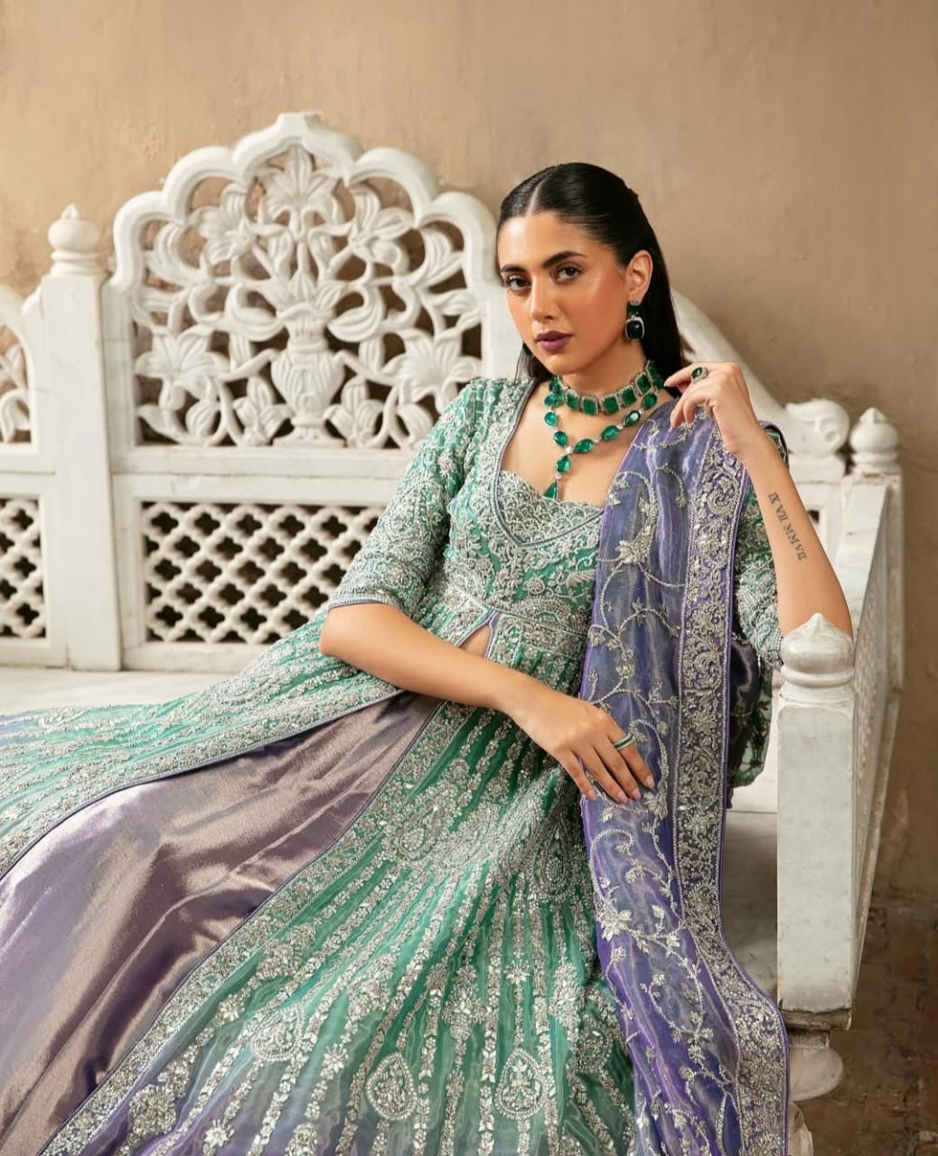 Honey Waqar - Luxurious Bridal ensemble Eemie's Studio